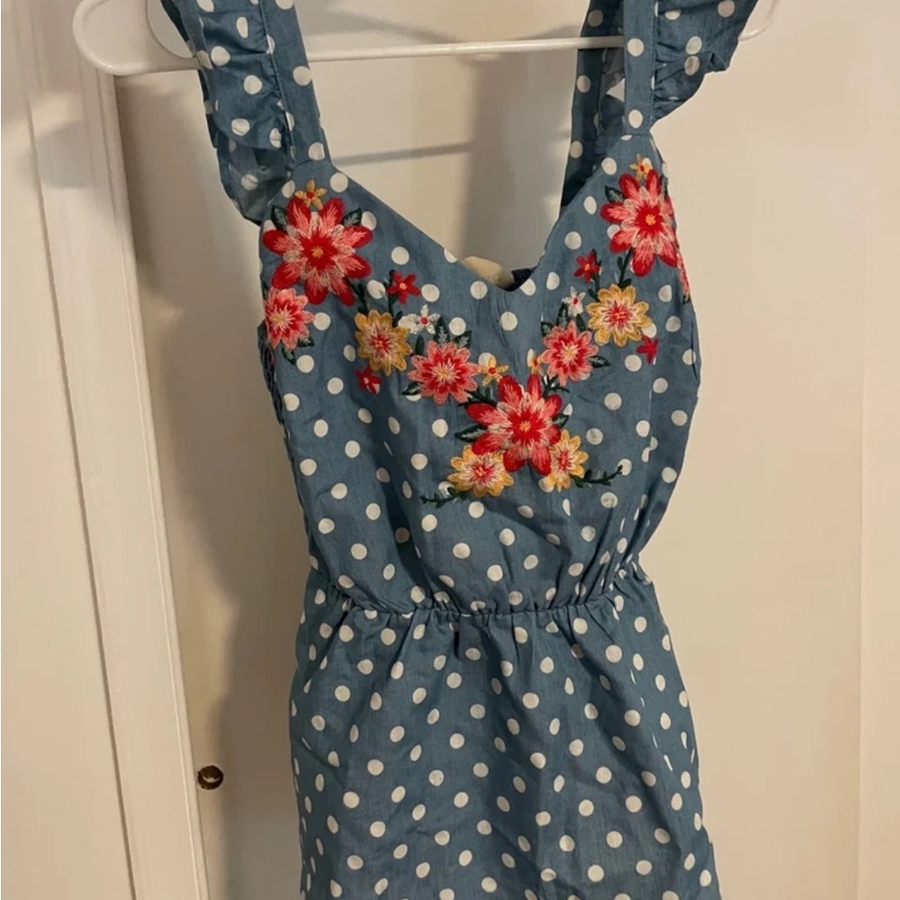 Blue Floral Tank